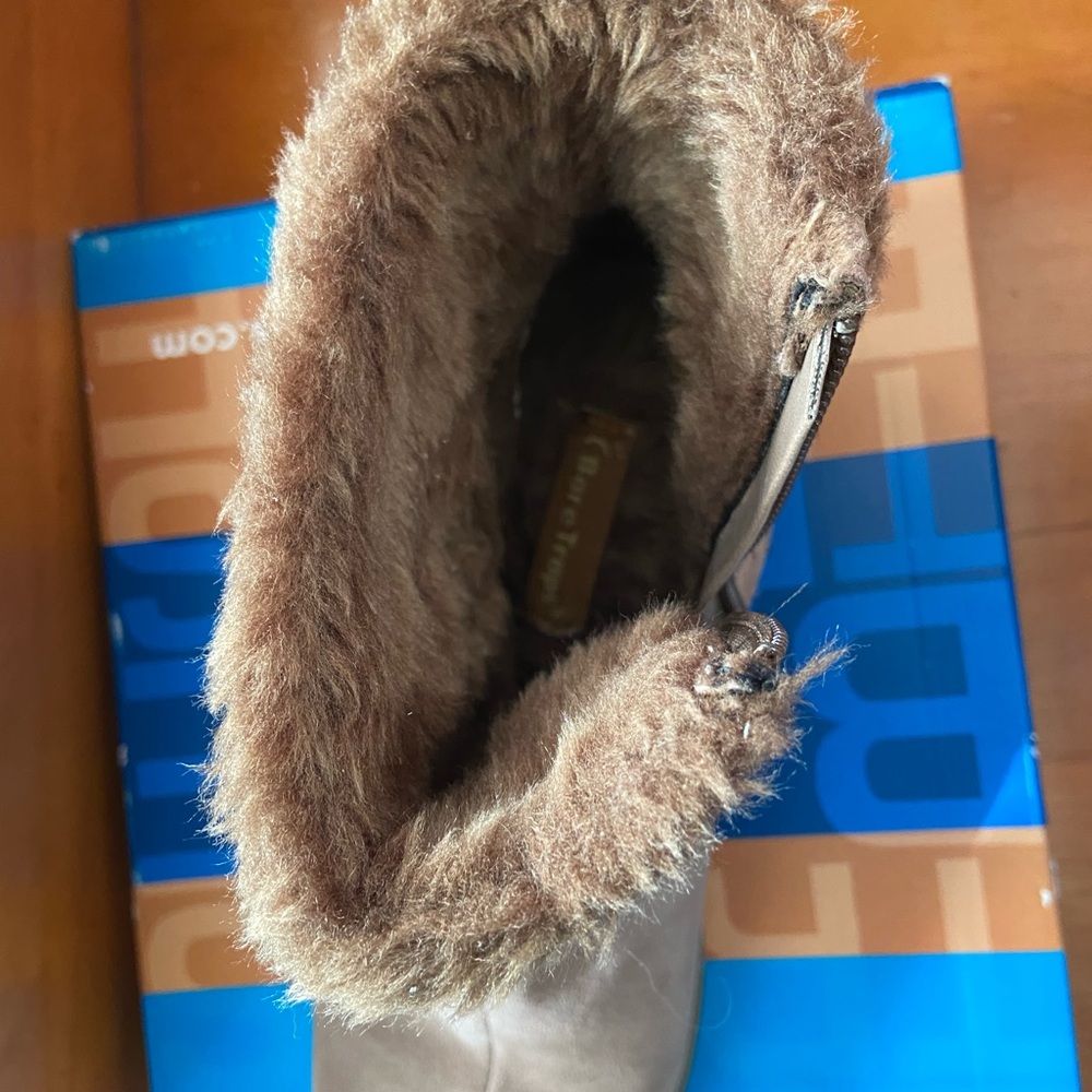 BareTraps Brown Fur-Lined Winter Boots - Picture 6 of 6